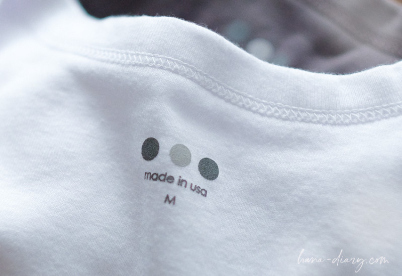 three dots(スリードッツ)のUネックTシャツジェシカ